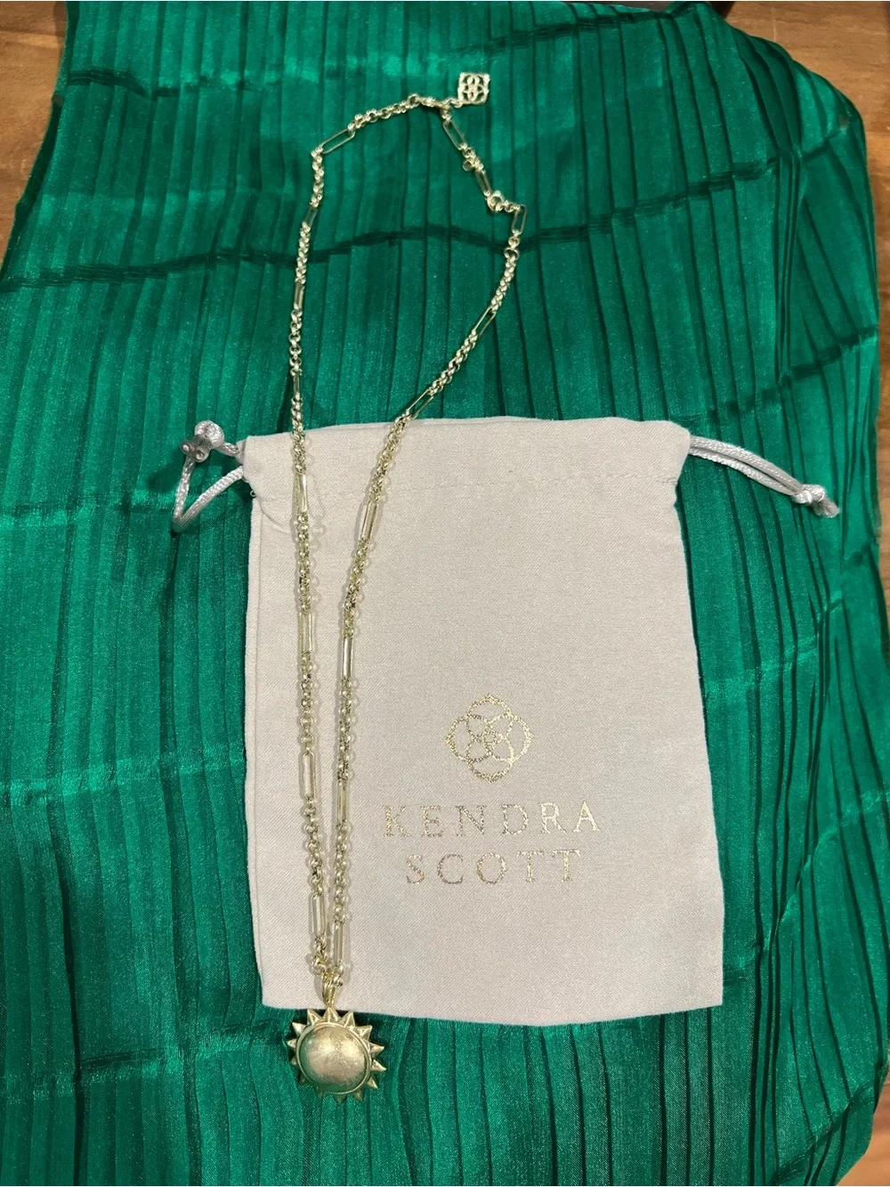 Kendra Scott Gold Sun Pendant Necklace